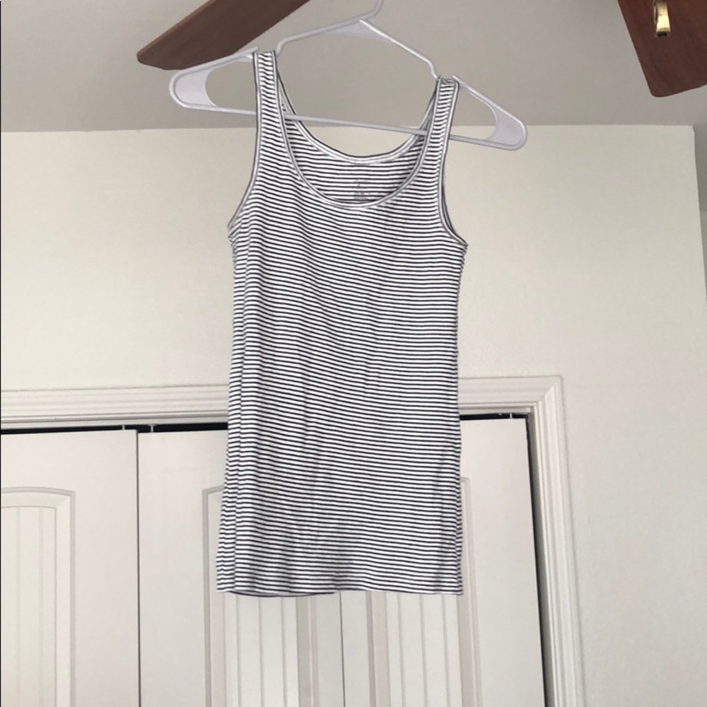 LOFT Striped Basic Tee